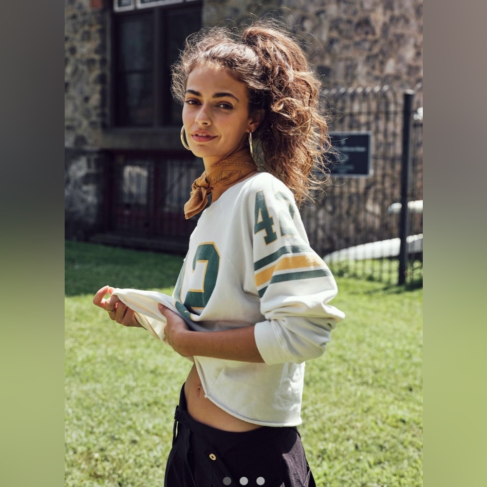 Free People Retro Sport Sweatshirt
